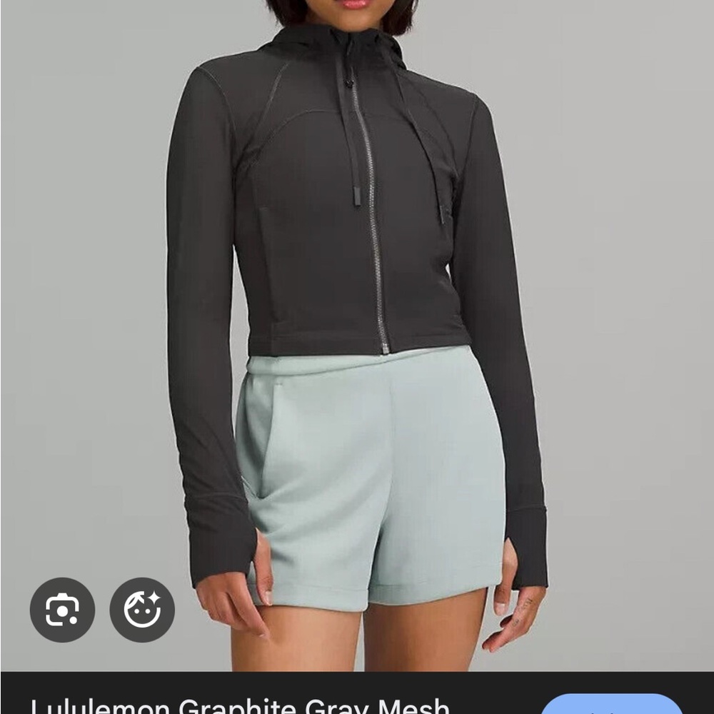 Lululemon cropped define mesh jacket size 10